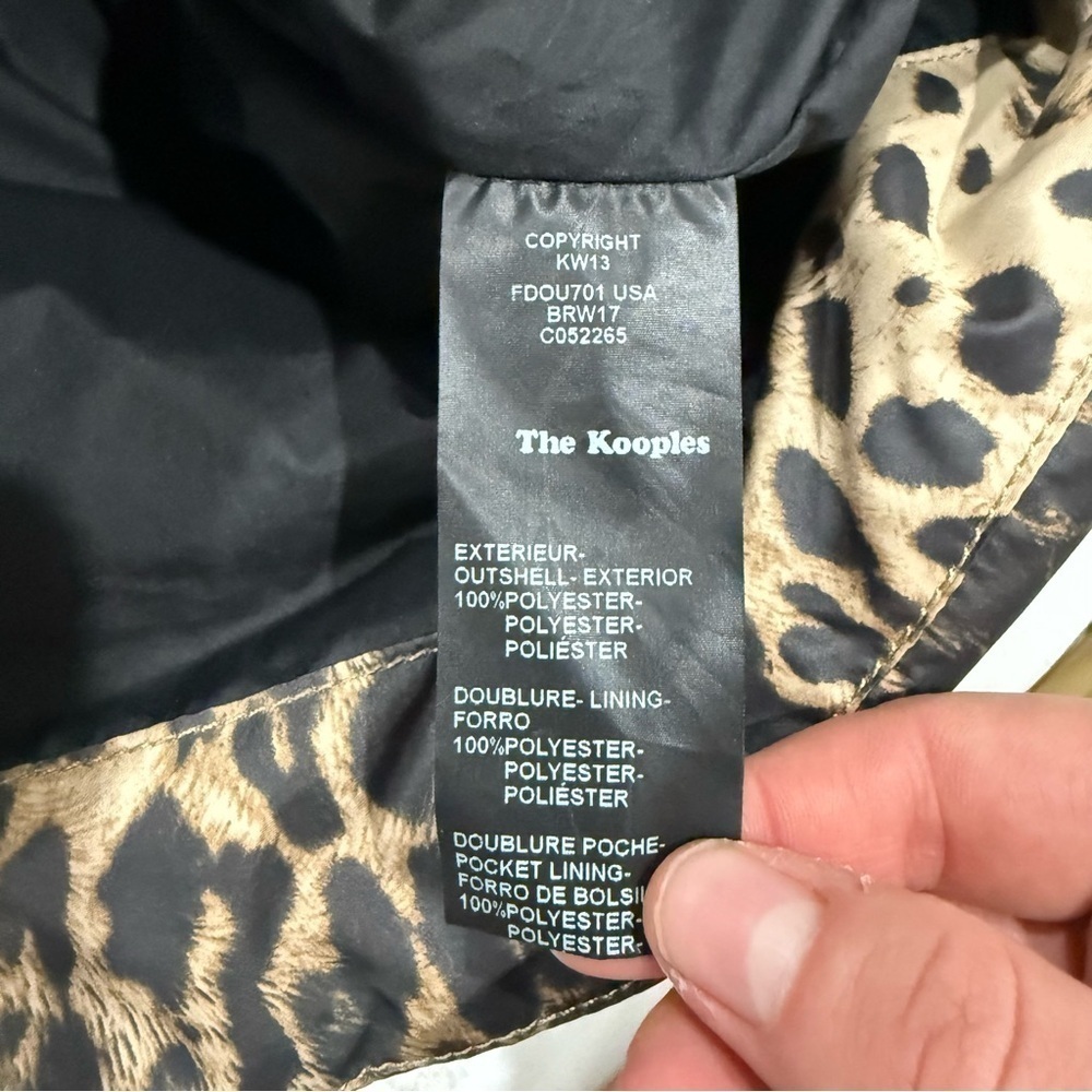 The Kooples Puffer Coat Leopard Print - Picture 8 of 10